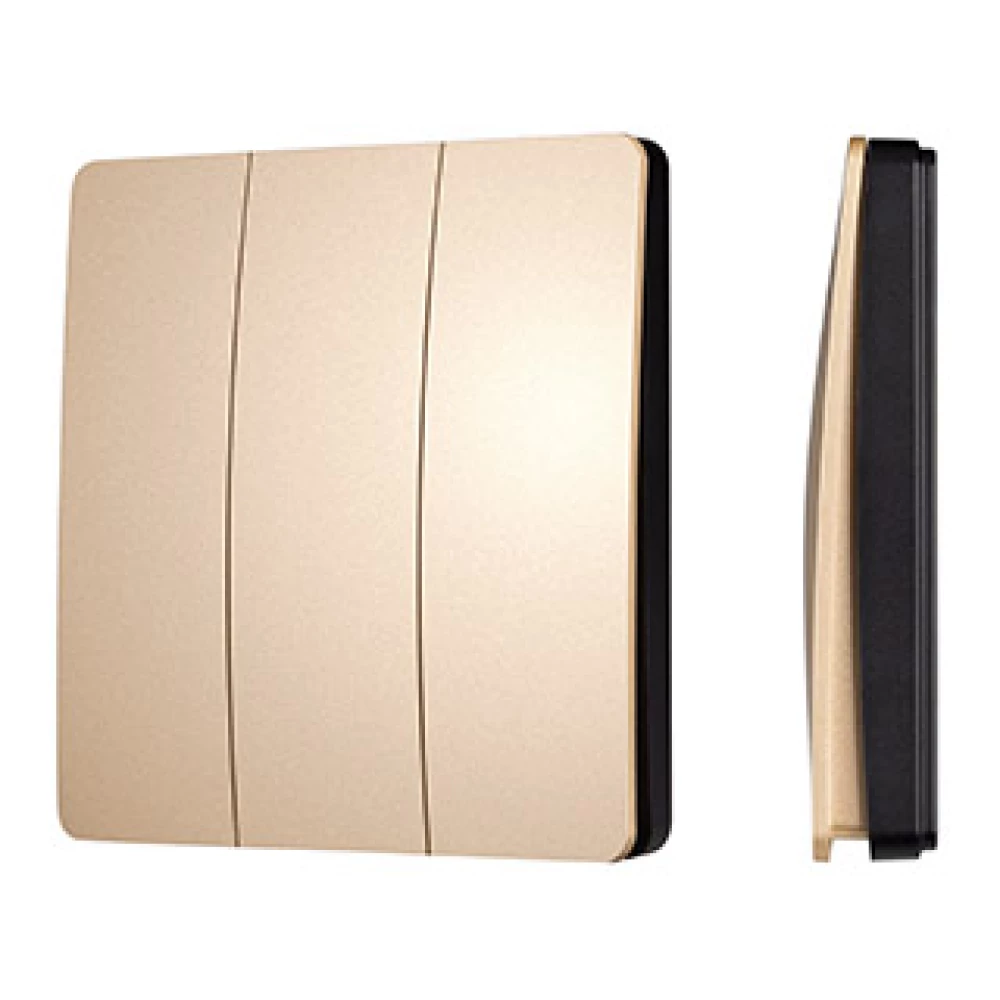 INTELLIGENT ARLIGHT Кнопочная панель KINETIC-801-22-3G-WP-SUF Gold (No battery, IP67, 433Mhz) (IARL, IP67 Пластик, 3 года) 051677 - Viokon.com