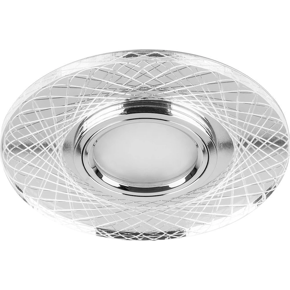 Светильник встраиваемый с белой LED подсветкой Feron CD970 потолочный MR16 G5.3 прозрачный (29666) - Viokon.com