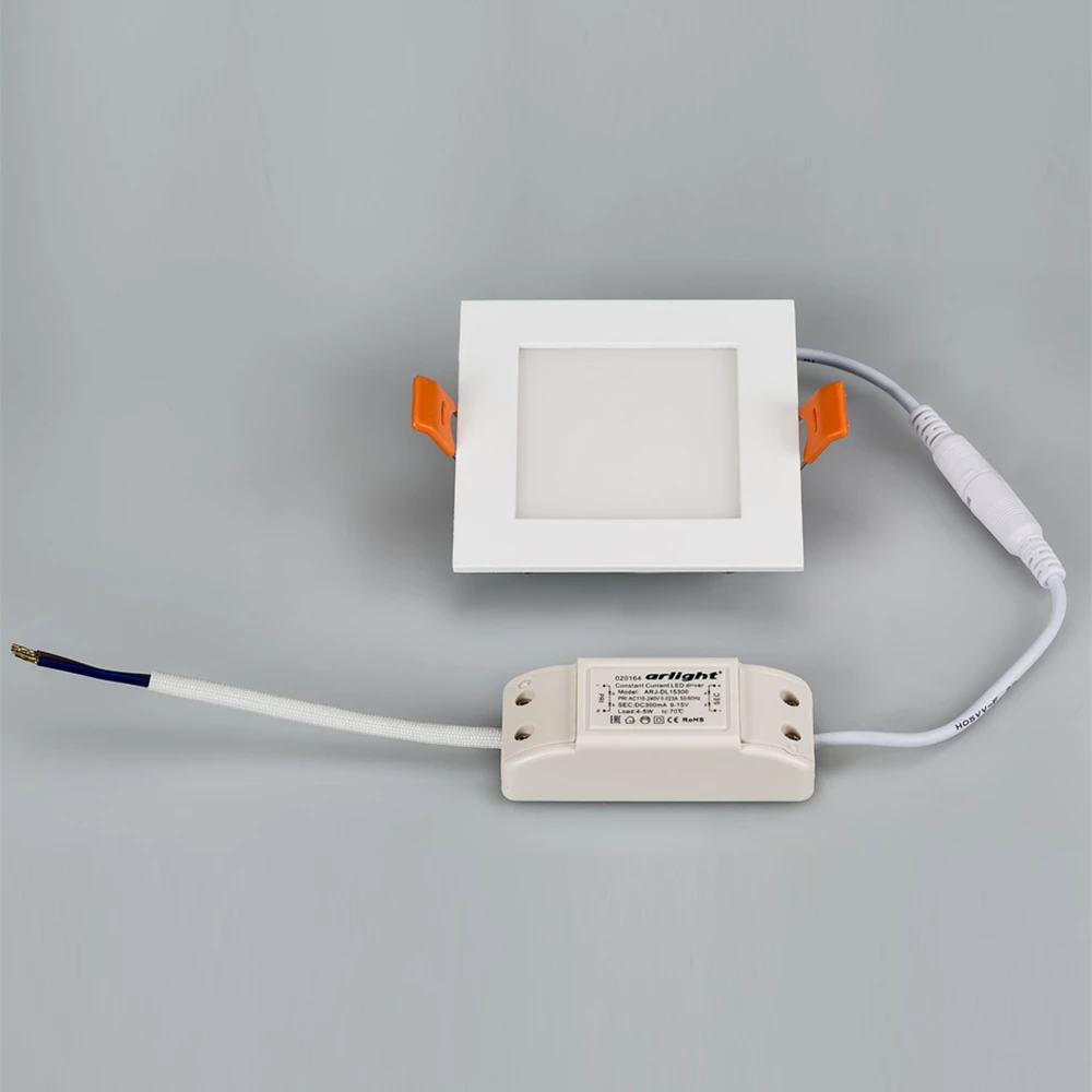 Светильник DL-93x93M-5W Warm White (Arlight, IP40 Металл, 3 года) 020123 - Viokon.com