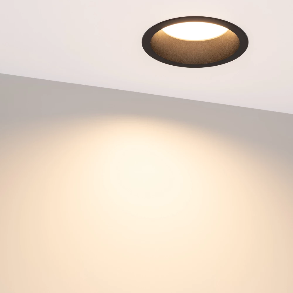 Светильник MS-DROP-BUILT-R137-24W Warm3000 (BK, 90 deg, 230V) (Arlight, IP54 Металл, 5 лет) 041499 - Viokon.com