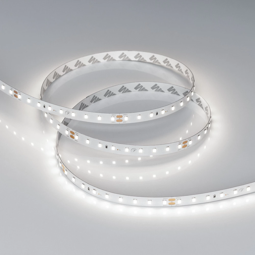 Лента RT-A90-10mm 24V White6000 (4.8 W/m, IP20, 2835, 5m) (Arlight, высок.эфф.200 лм/Вт) 038779 - Viokon.com