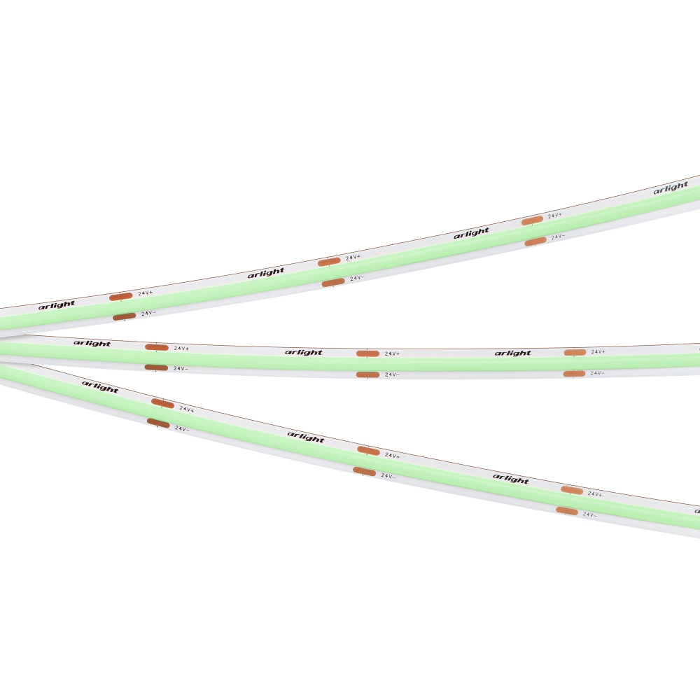 Лента COB-X480-8mm 24V Emerald (8 W/m, IP20, 5m) (Arlight, -) 047742 - Viokon.com