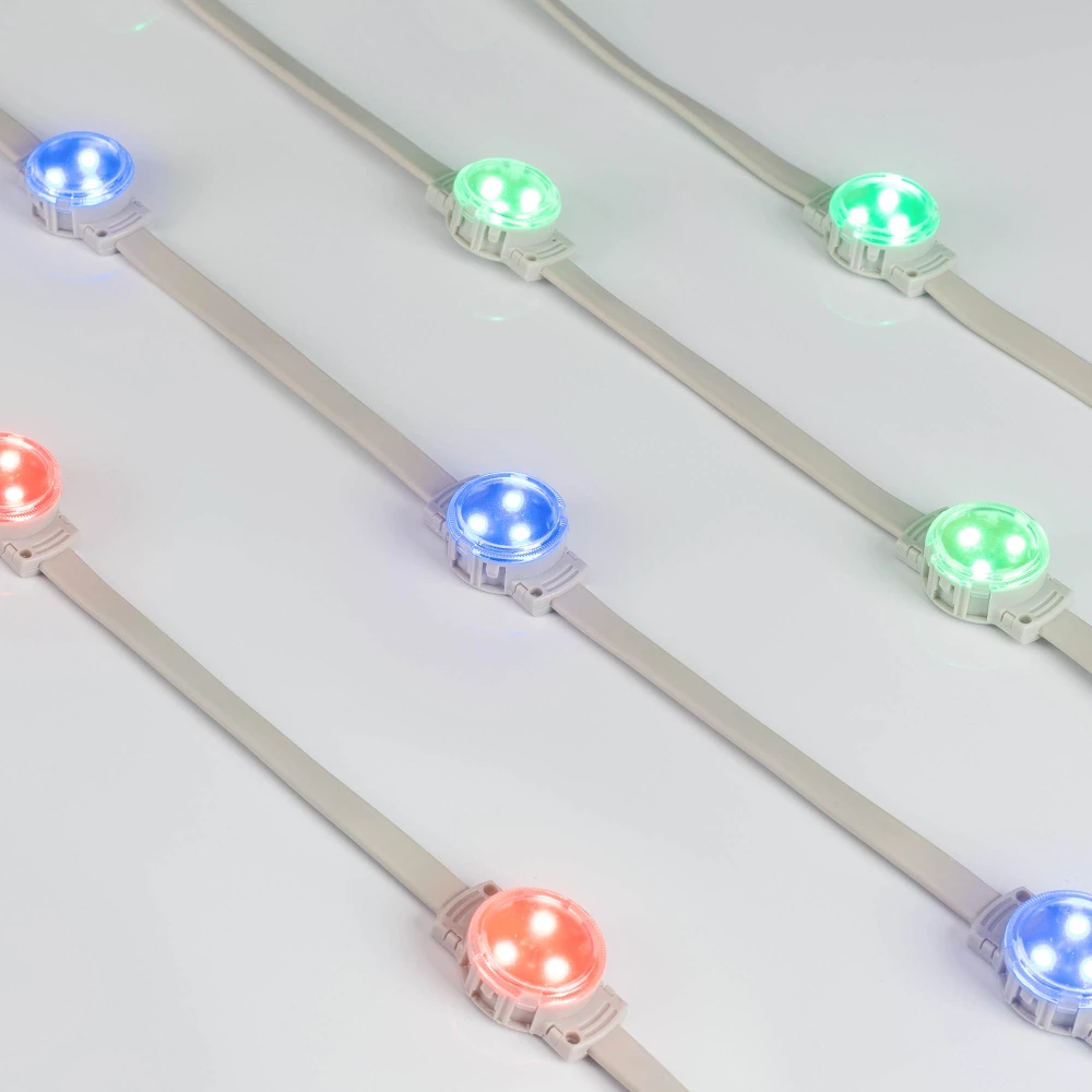 Модуль управляемый DMX-F3-D30 12V RGB (0.75W, IP68, 120 deg) (Arlight, Пластик, 3 года) 036830 - Viokon.com