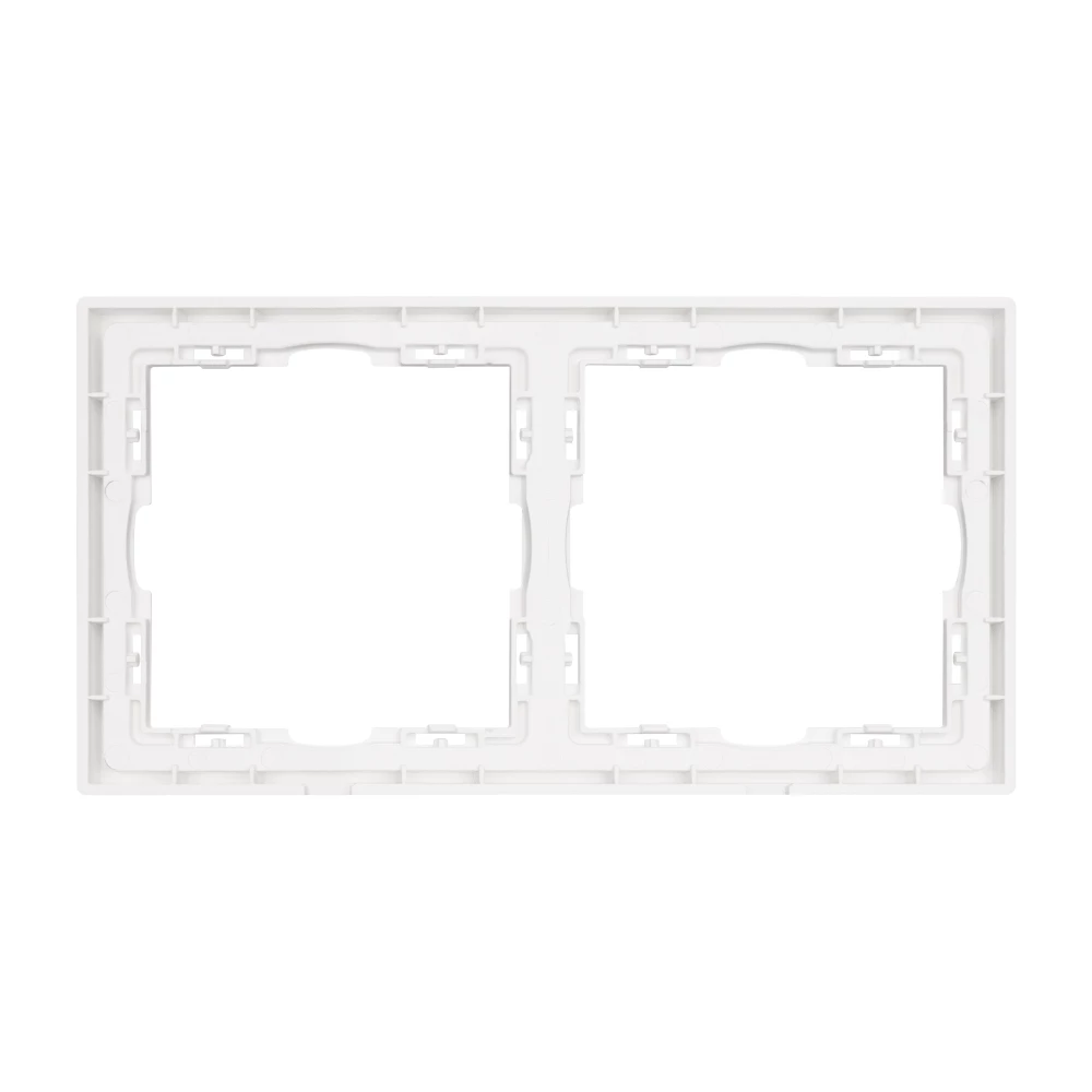 Рамка пластиковая FRM-NOBE-SFPL-2-WH (Arlight, Белый кварц) 054215 - Viokon.com