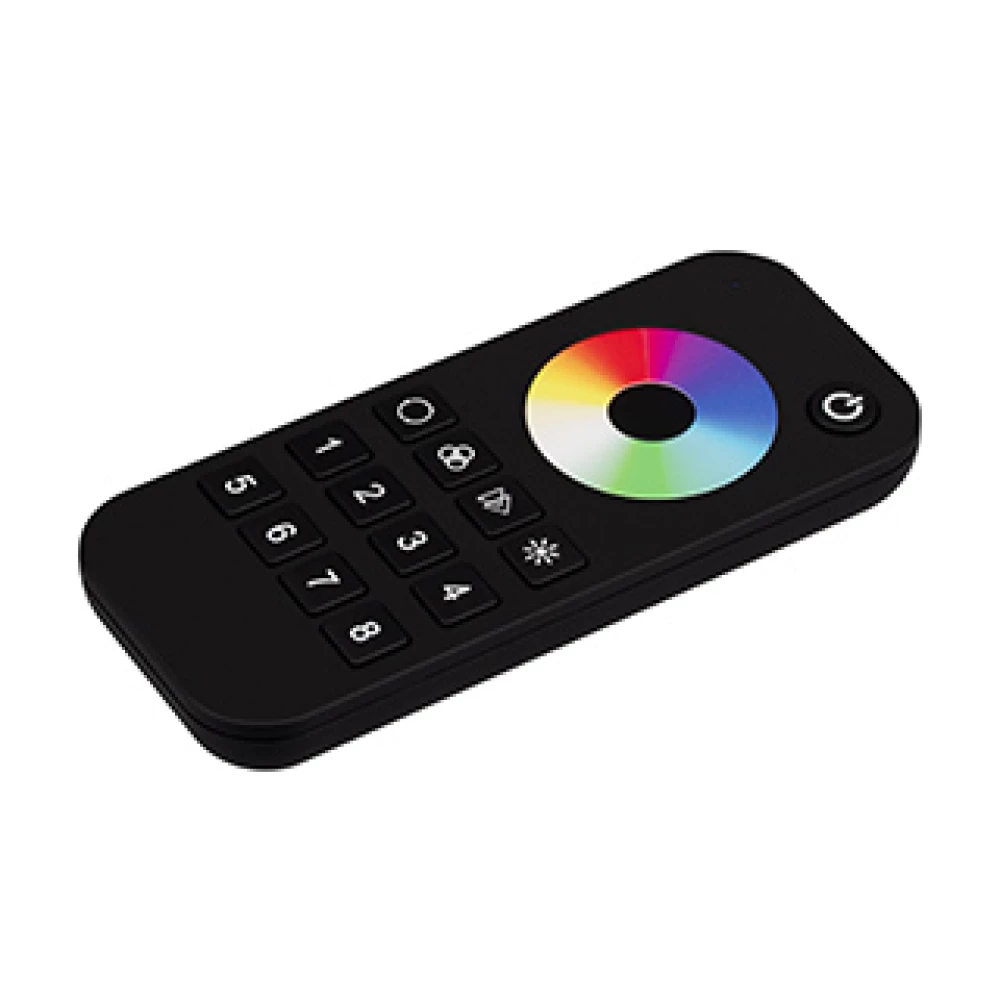 INTELLIGENT ARLIGHT Пульт SMART-SPI-801-52-8SC-RGBW-SUF Black (3V, 2.4G) (IARL, IP20 Пластик, 5 лет) 059249 - Viokon.com