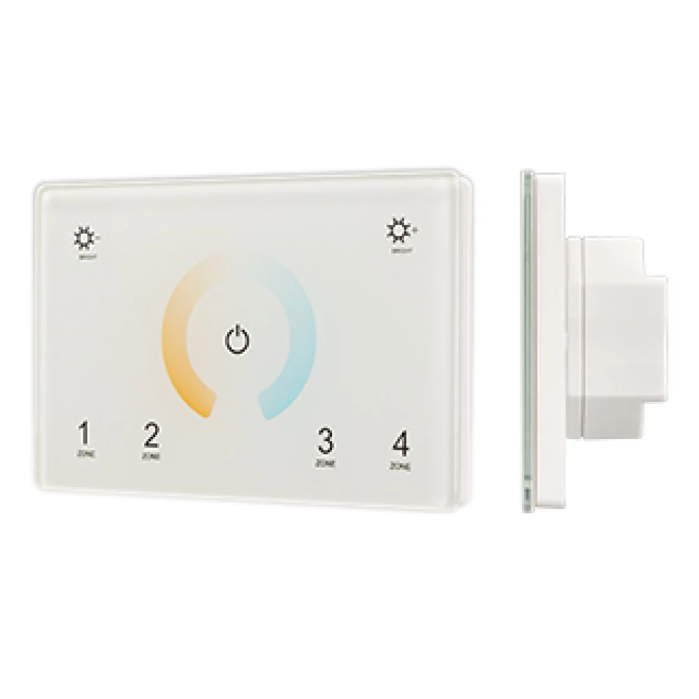 Панель Sens SMART-P81-MIX White (230V, 4 зоны, 2.4G) (Arlight, IP20 Пластик, 5 лет) 028400 - Viokon.com