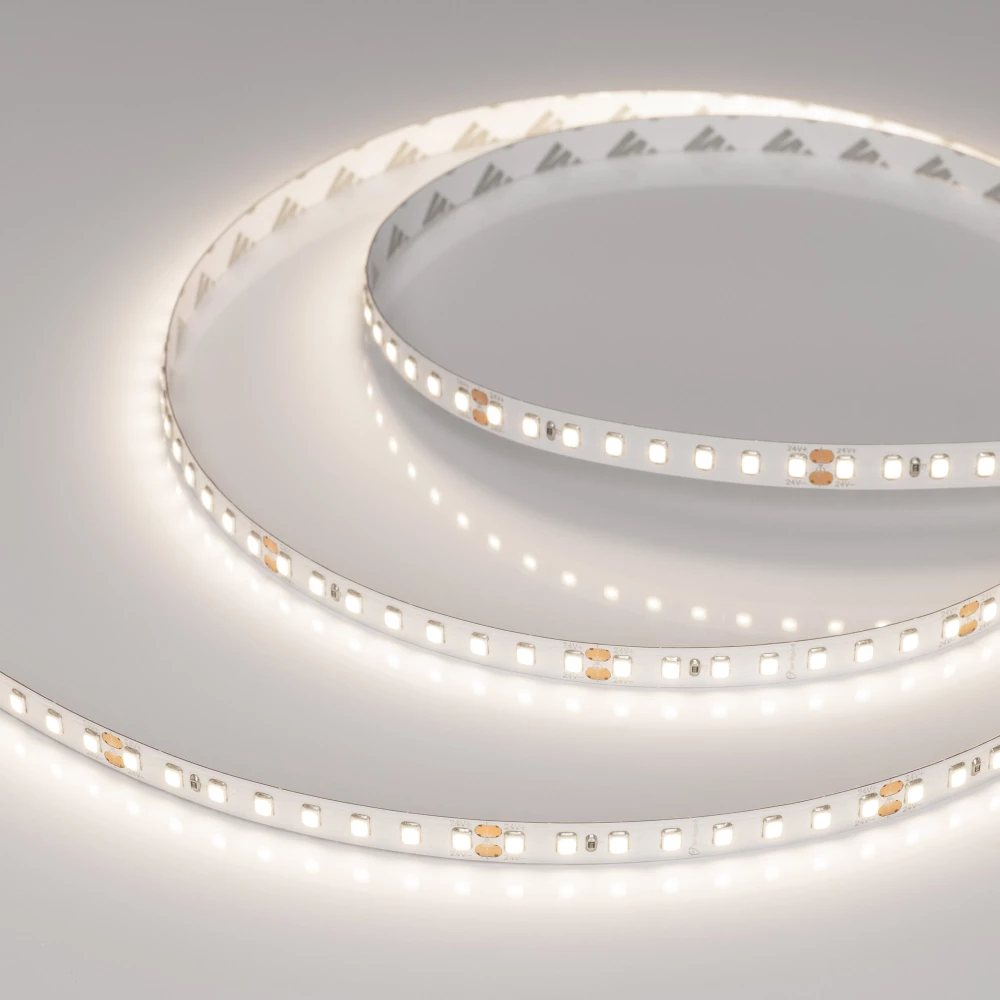 Лента RT-A128-8mm 24V Day4000 (9.6 W/m, IP20, 2835, 5m) (Arlight, высок.эфф.150 лм/Вт) 036211 - Viokon.com