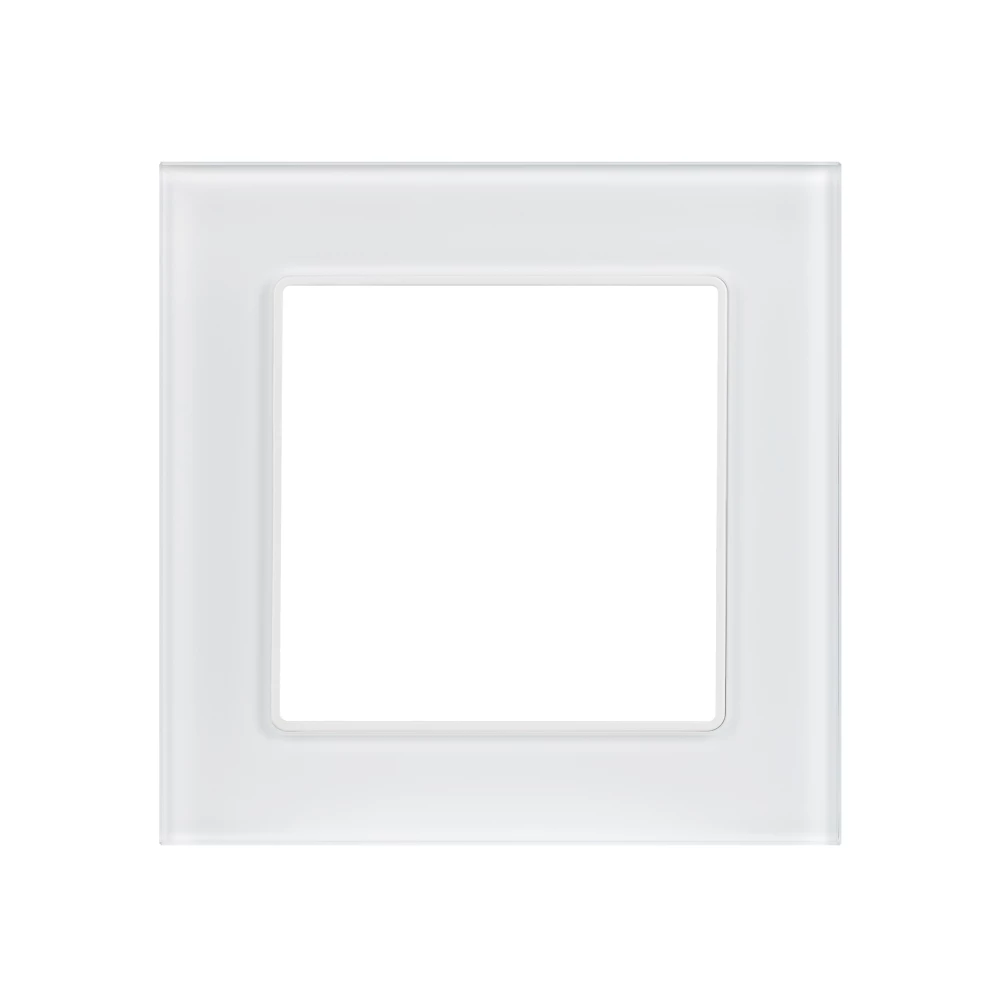 Рамка стеклянная FRM-GLARE-GS-1-WH (Arlight, -) 043786 - Viokon.com