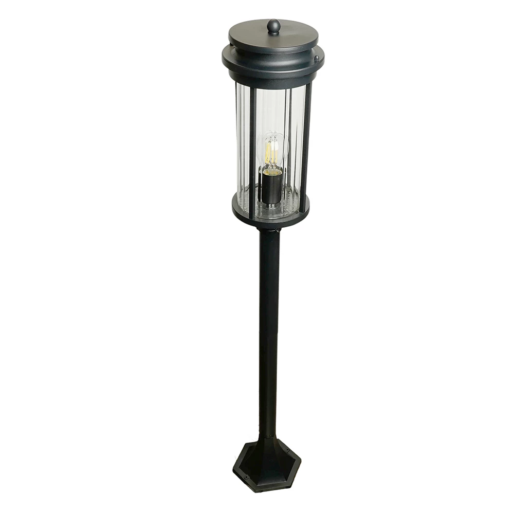 Светильник садово-парковый Feron PL786 столб 40W 220-240V E27, черный (51840) - Viokon.com