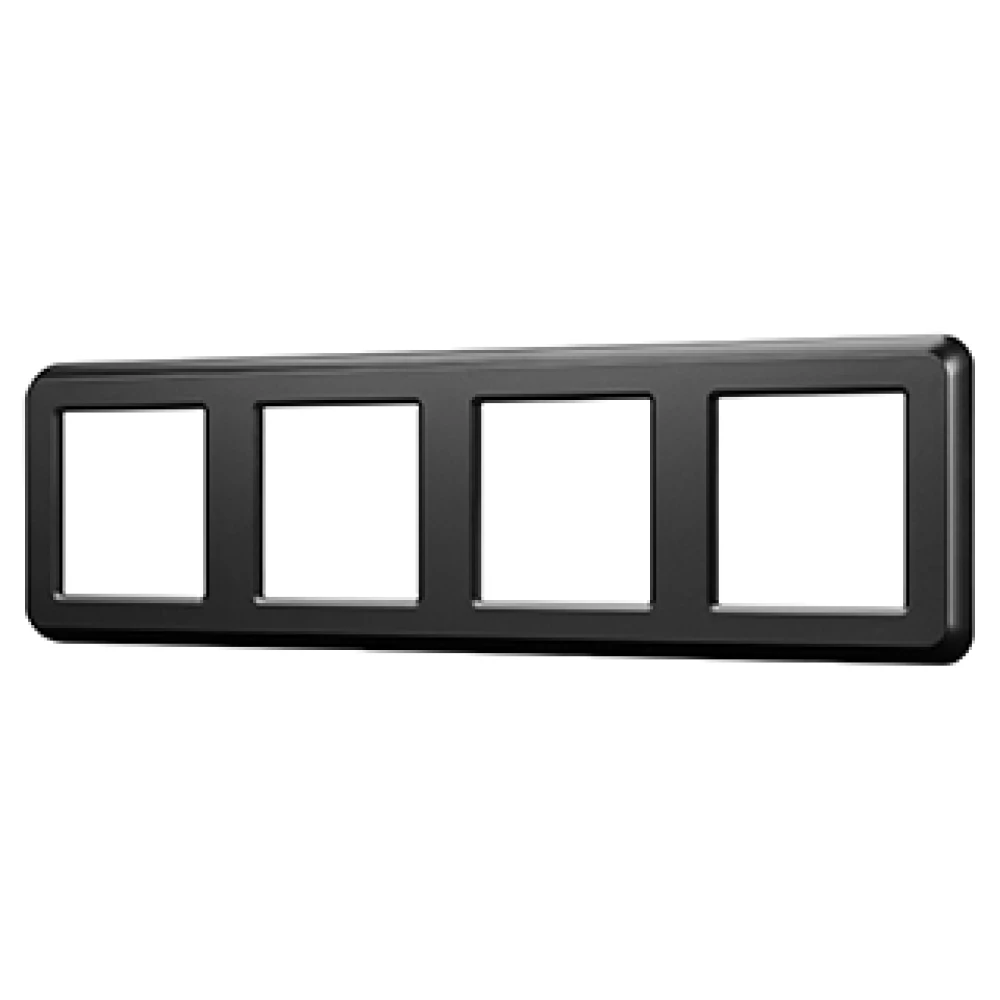 Рамка пластиковая FRM-VERSA-PL-4-BK (Arlight, -) 045188 - Viokon.com
