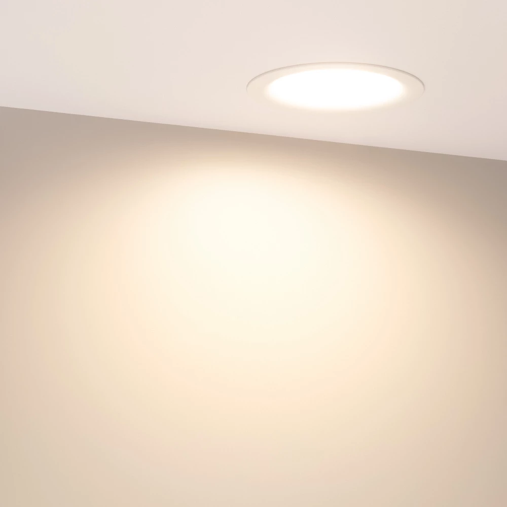 Светильник MS-BLIZZARD-BUILT-R102-8W Warm3000 (WH, 100 deg, 230V) (Arlight, IP20 Металл, 3 года) 036578 - Viokon.com