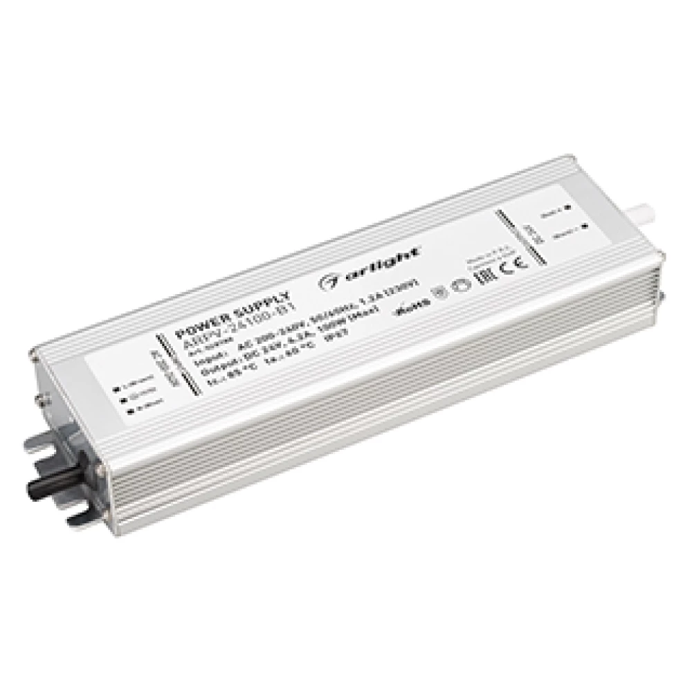 Блок питания ARPV-24100-B1 (24V, 4,2A, 100W) (Arlight, IP67 Металл, 3 года) 028788 - Viokon.com