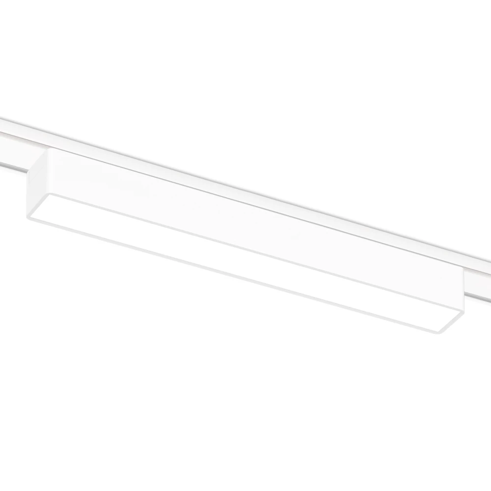 Светильник светодиодный трековый для шинопровода Magnetic Ultra Slim GV1447 WH белый IP20 10W 4200K 48V 230*26*24 - Viokon.com