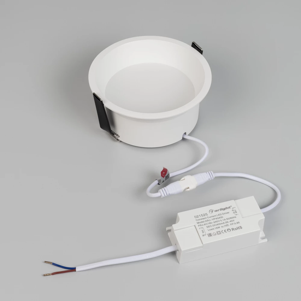 Светильник MS-BREEZE-BUILT-R125-16W Day4000 (WH, 90 deg, 230V) (Arlight, IP20 Металл, 3 года) 035613 - Viokon.com