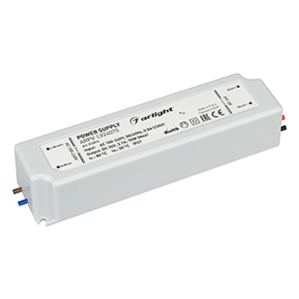 Блок питания ARPV-LV24075 (24V, 3.1A, 75W) (Arlight, IP67 Пластик, 2 года) 012016 - Viokon.com