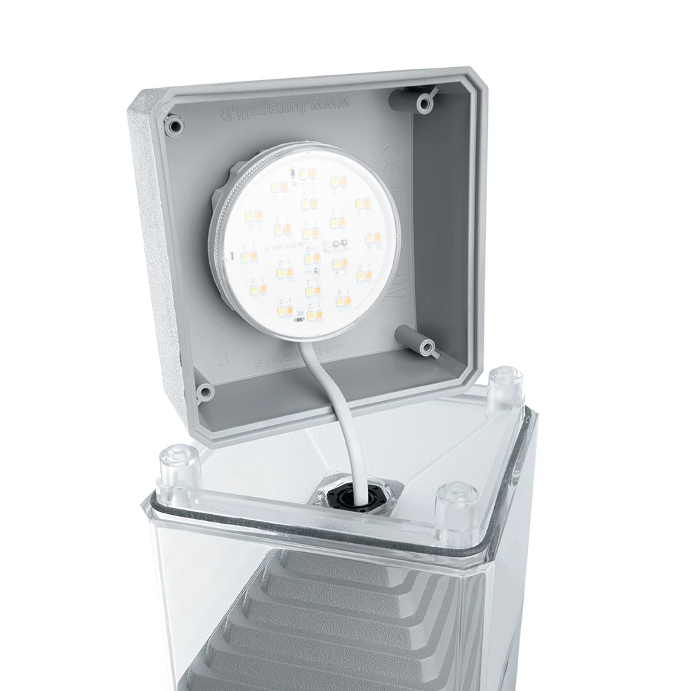 Светильник архитектурный, Fumagalli DS1.560.000.LXG1K, 3W 230V GX53 серый (11633) - Viokon.com