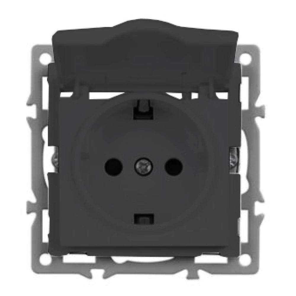 Механизм розетки влагозащищённый SCT-MCP-PL-BK (250V, 16A) (Arlight, -) 043746 - Viokon.com