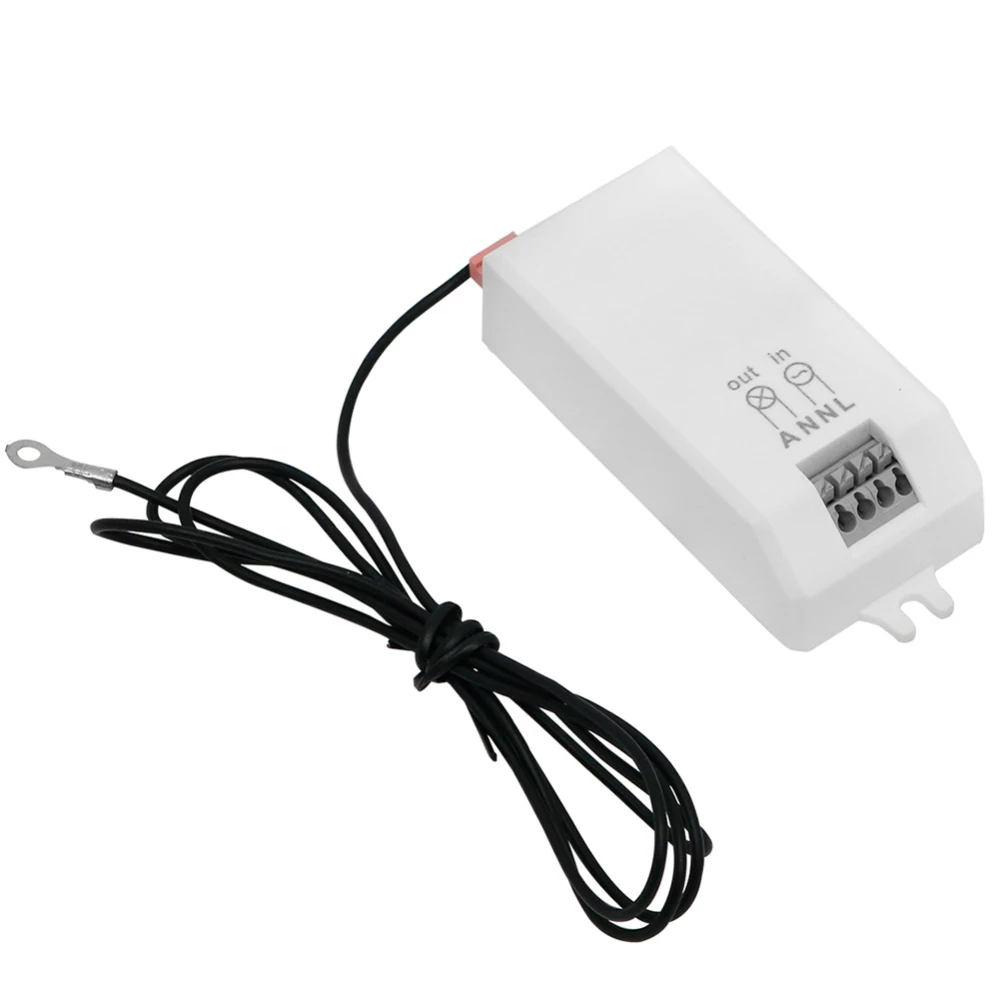 Датчик движения (касания) 230V 800W белый  с 1.5м кабелем SEN34, артикул 48962 (48962) - Viokon.com