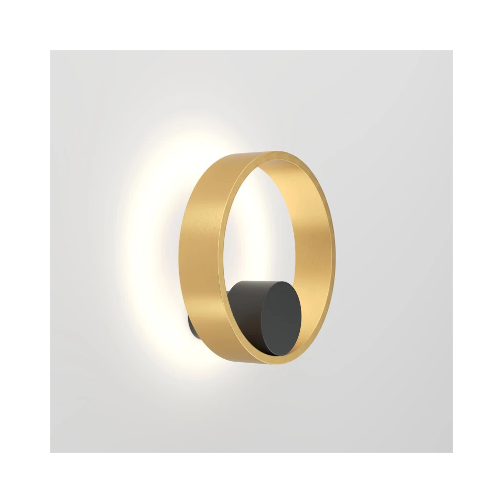 DK5060-BKSG Бра ORBIT IP20 3000К LED 10 Вт черный  сатинированное золото алюминий - Viokon.com