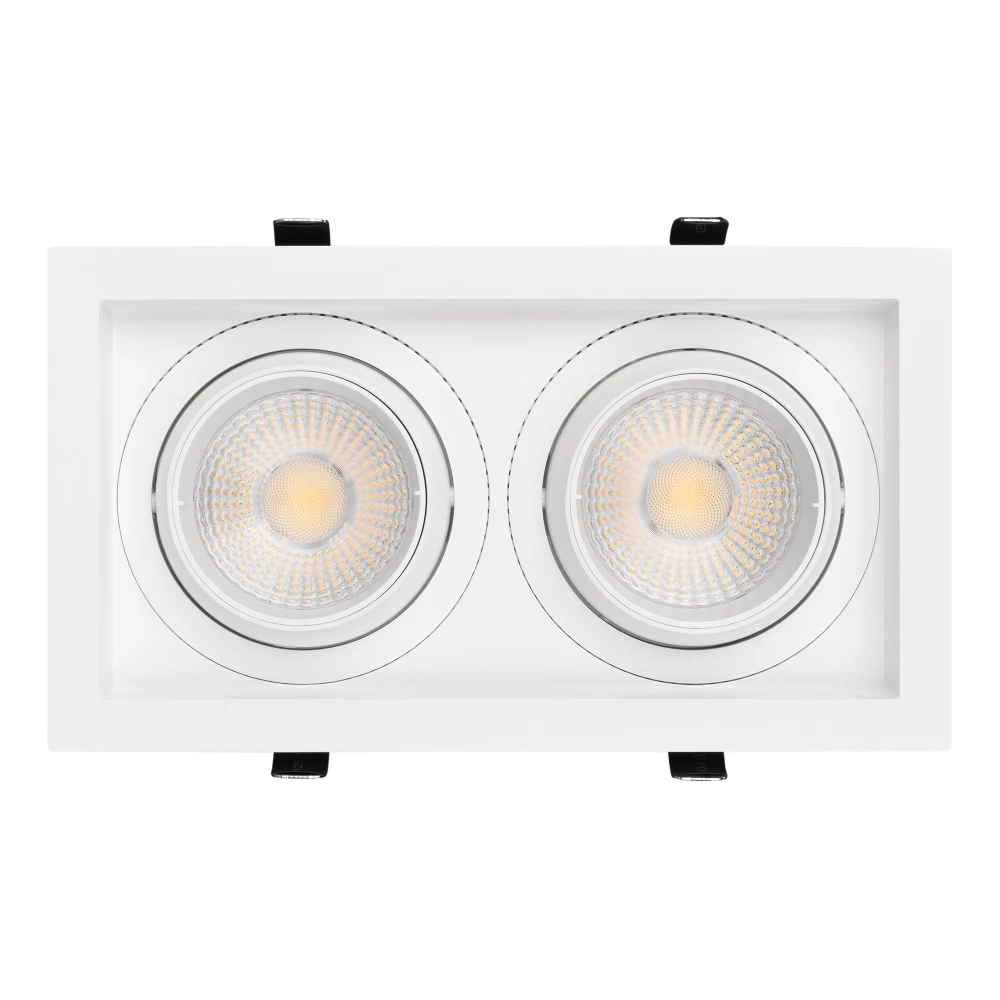Светильник MS-VORTEX-BUILT-S250x140-2x30W Warm3000 (WH-WH, 50 deg, 230V) (Arlight, IP20 Металл, 5 лет) 042369 - Viokon.com