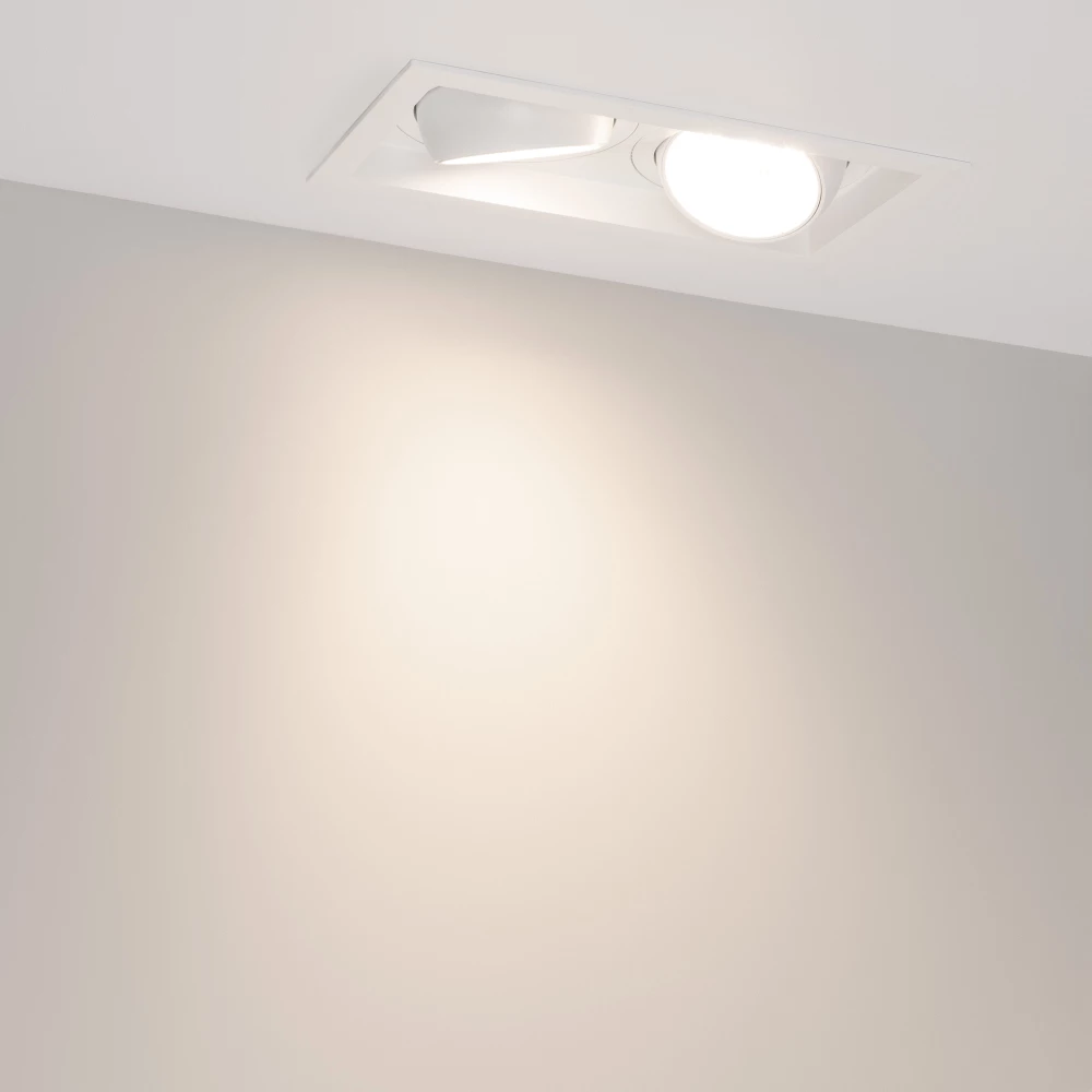 Светильник MS-VORTEX-BUILT-S250x140-2x30W Day4000 (WH-WH, 50 deg, 230V) (Arlight, IP20 Металл, 5 лет) 042370 - Viokon.com