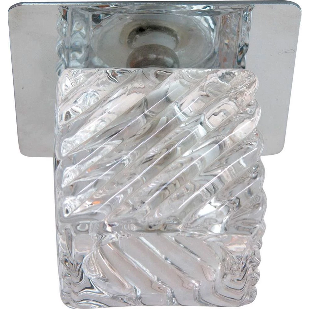 Светильник потолочный со светодиодной лампой 5W  230V/50Hz 400lumen с прозрачным стеклом,хром, BS125-FA (27793) - Viokon.com