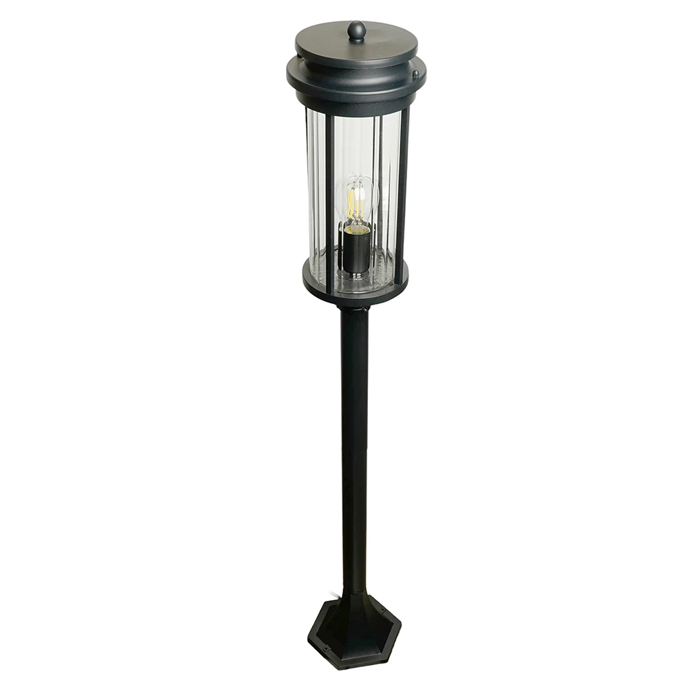 Светильник садово-парковый Feron PL786 столб 40W 220-240V E27, черный (51840) - Viokon.com