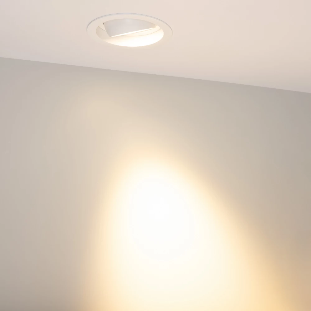 Светильник MS-VORTEX-BUILT-R135-30W Warm3000 (WH-WH, 30 deg, 230V) (Arlight, IP20 Металл, 5 лет) 056569 - Viokon.com