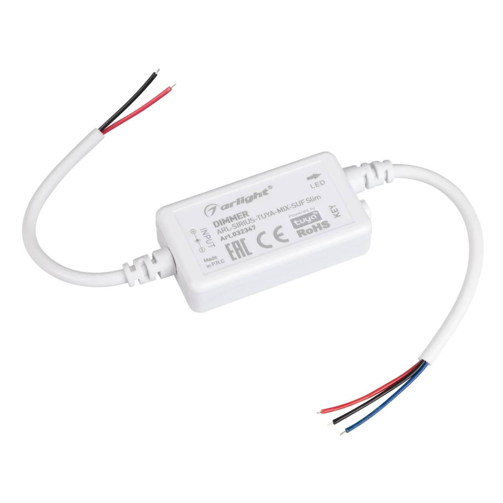 Диммер ARL-SIRIUS-TUYA-MIX-SUF Slim (12-24V, 2x3A, 2.4G) (Arlight, Контроллер) 032347 - Viokon.com