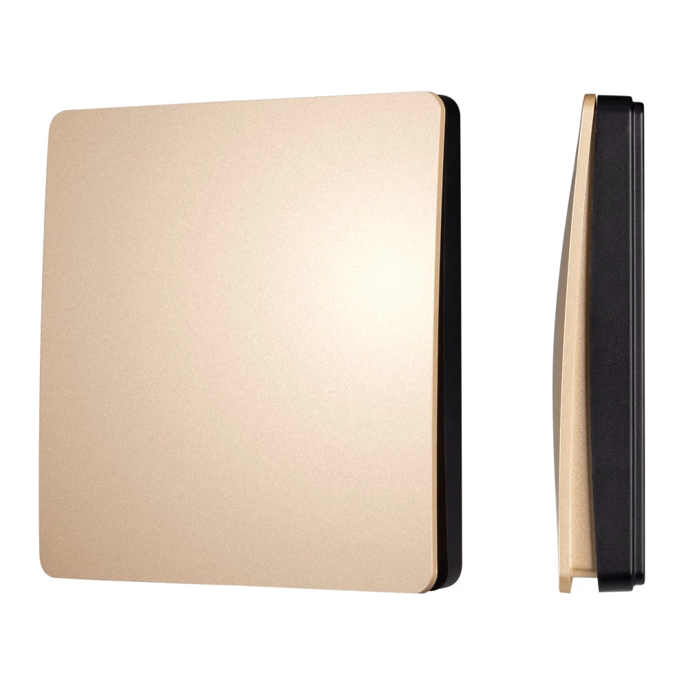 INTELLIGENT ARLIGHT Кнопочная панель KINETIC-801-22-1G-WP-SUF Gold (No battery, IP67, 433Mhz) (IARL, IP67 Пластик, 3 года) 051676 - Viokon.com