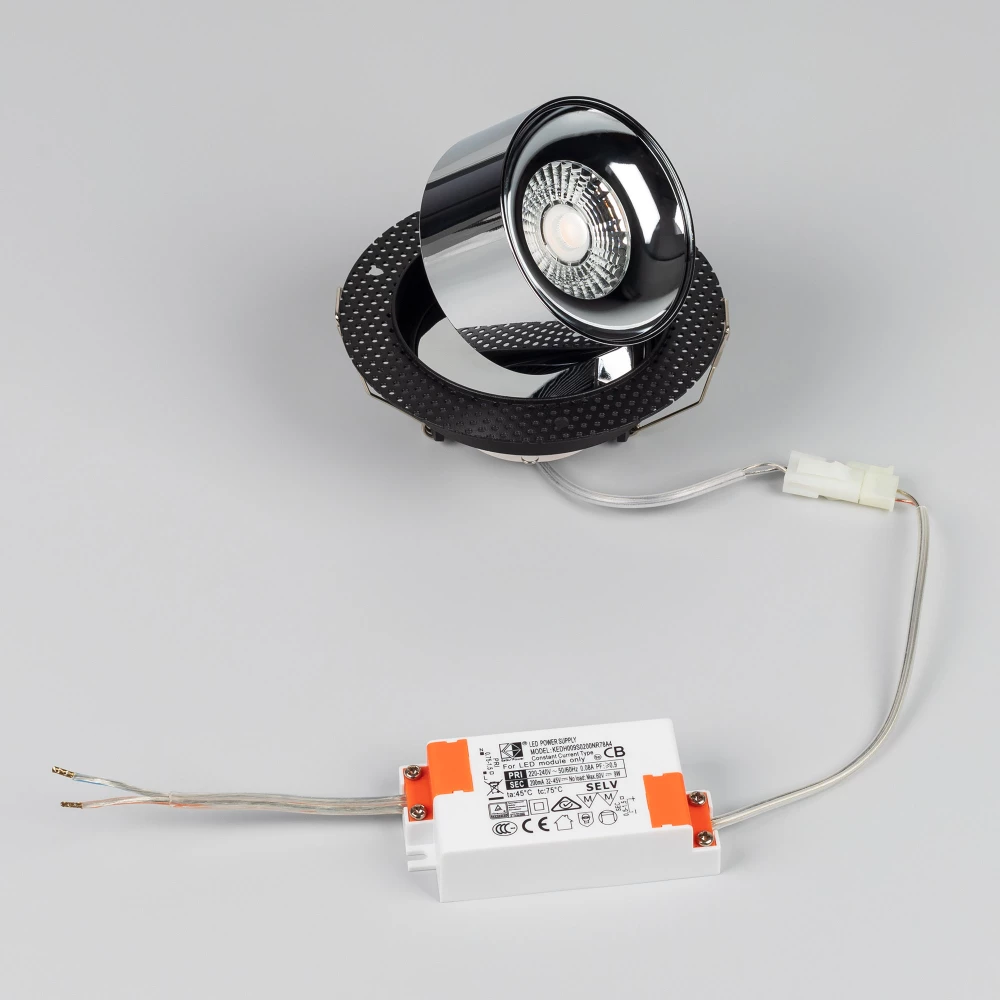Светильник SP-PLURIO-BUILT-TRIMLESS-R120-9W Day4000 (BK-CHR, 36 deg, 230V) (Arlight, IP20 Металл, 3 года) 038050 - Viokon.com