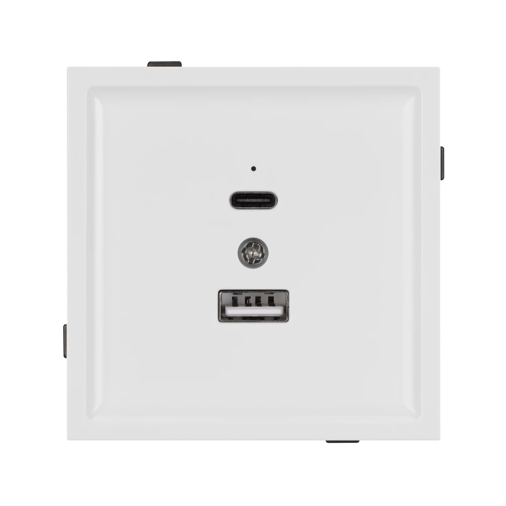 Механизм USB розетки SCT-TENDO-MUAC-PL-WH (5V, 3A, QC3) (Arlight, Белый) 054094 - Viokon.com