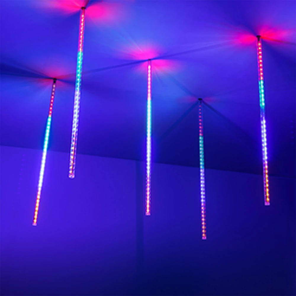 Светодиодная гирлянда ARD-ICEFALL-CLASSIC-D12-500-5PCS-CLEAR-72LED-LIVE RGB (230V, 6W) (Ardecoled, IP65) 026051 - Viokon.com