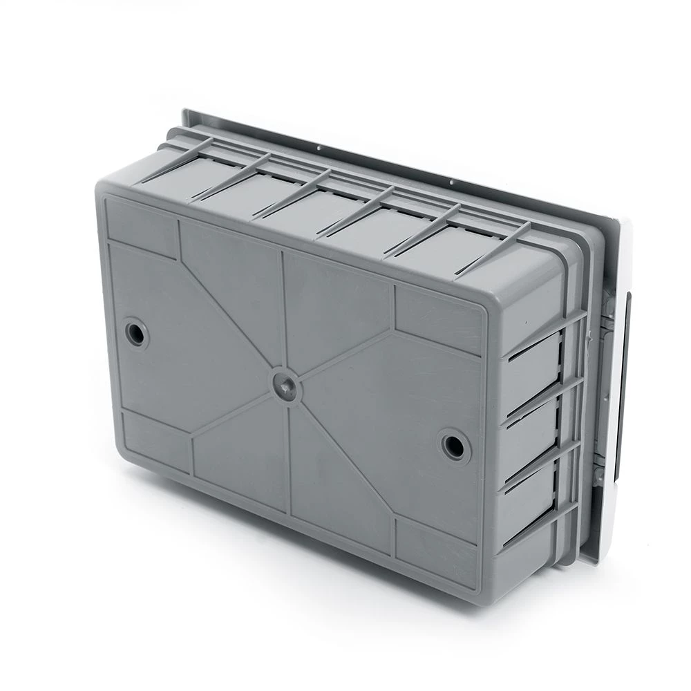 Бокс встраиваемый STEKKER EBX40-2/09-41 9 модулей, пластик, серия Home (39184) - Viokon.com