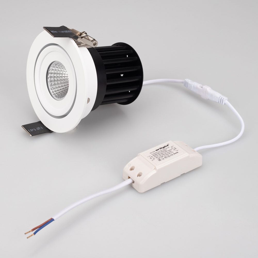 Светодиодный светильник LTD-95WH 9W Day White 45deg (Arlight, IP40 Металл, 3 года) 014930 - Viokon.com