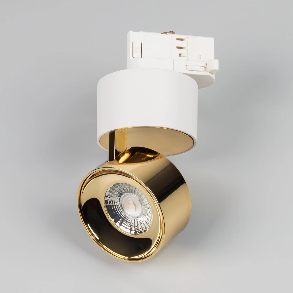 Светильник SP-PLURIO-TRACK-4TR-R77-9W Warm3000 (WH-BRS, 36 deg, 230V) (Arlight, IP20 Металл, 3 года) 038114 - Viokon.com