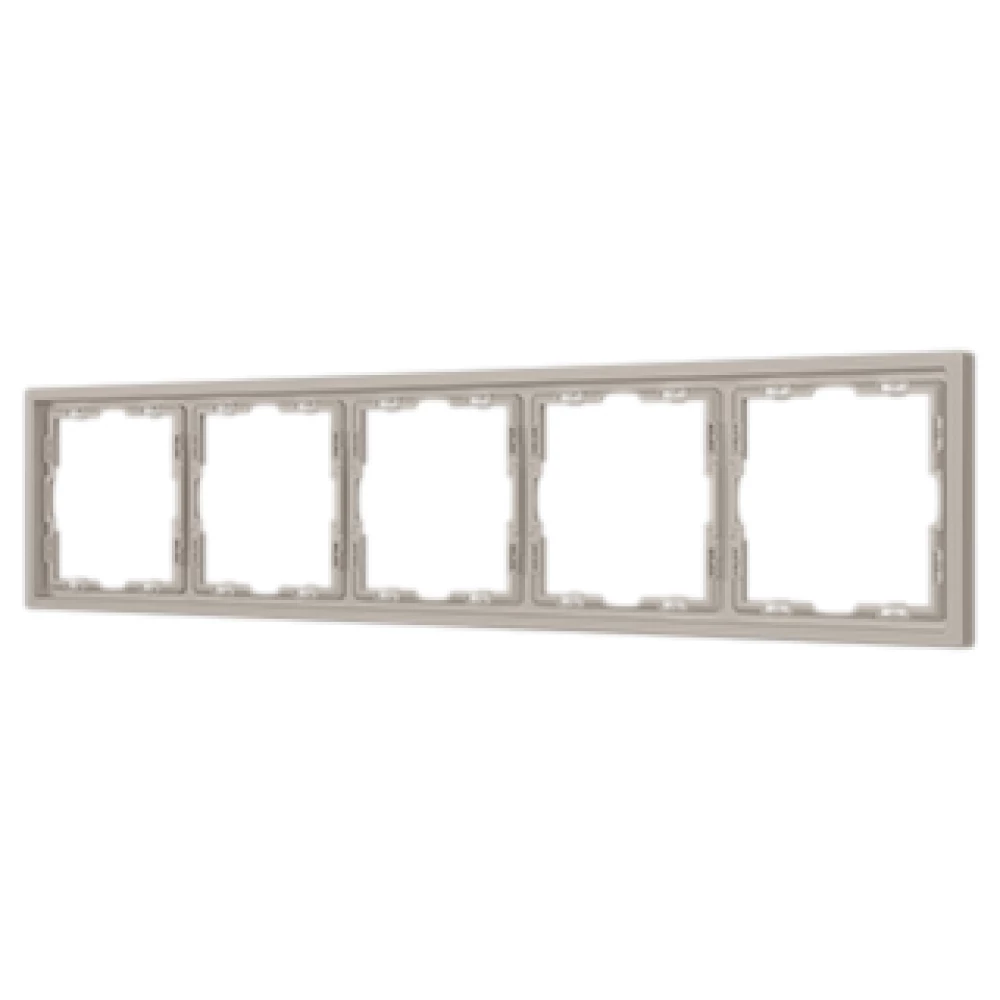 Рамка пластиковая FRM-NOBE-SFPL-5-CA (Arlight, Кашемир) 059462 - Viokon.com