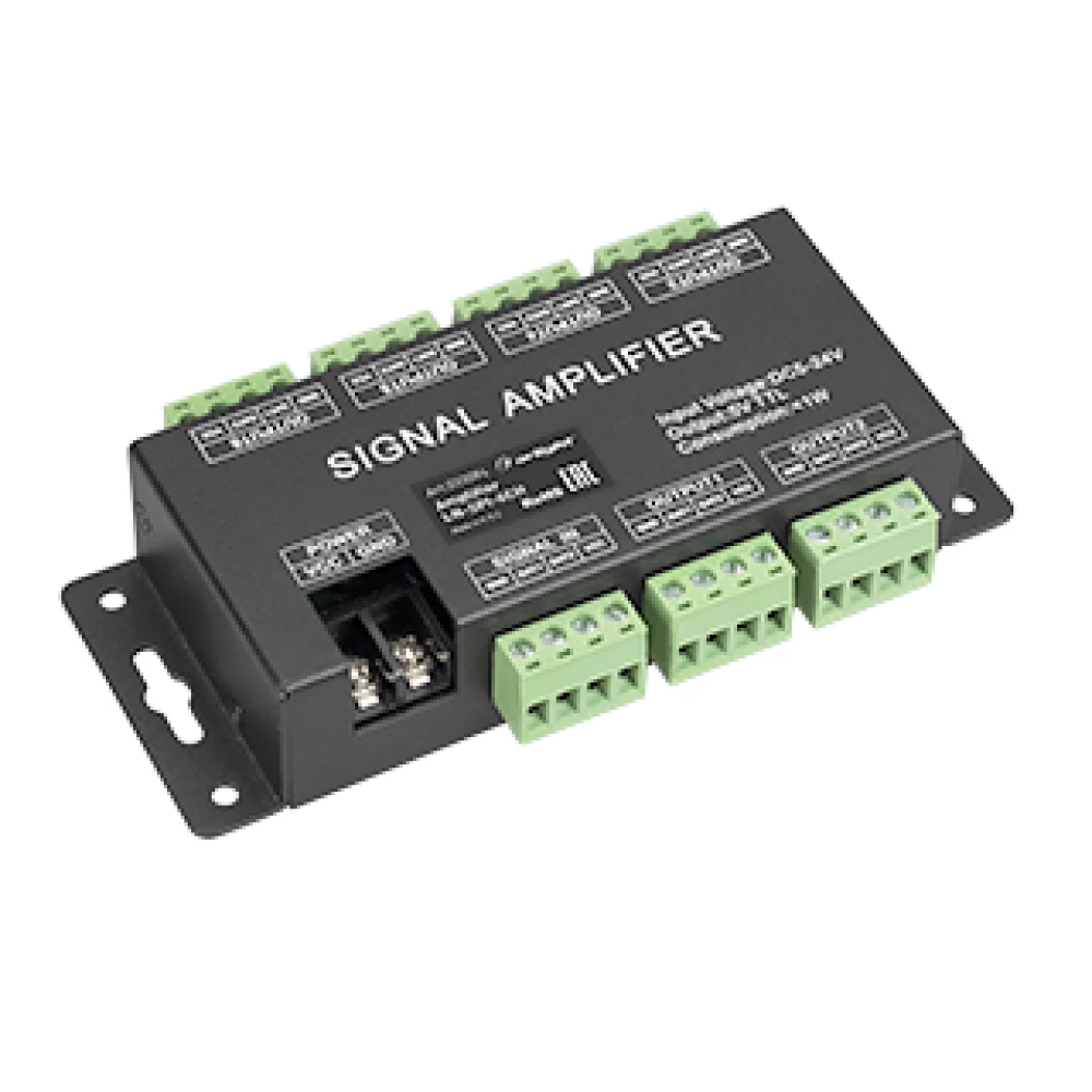Усилитель сигнала LN-SPI-6CH (5-24V) (Arlight, IP20 Металл, 1 год) 033094 - Viokon.com