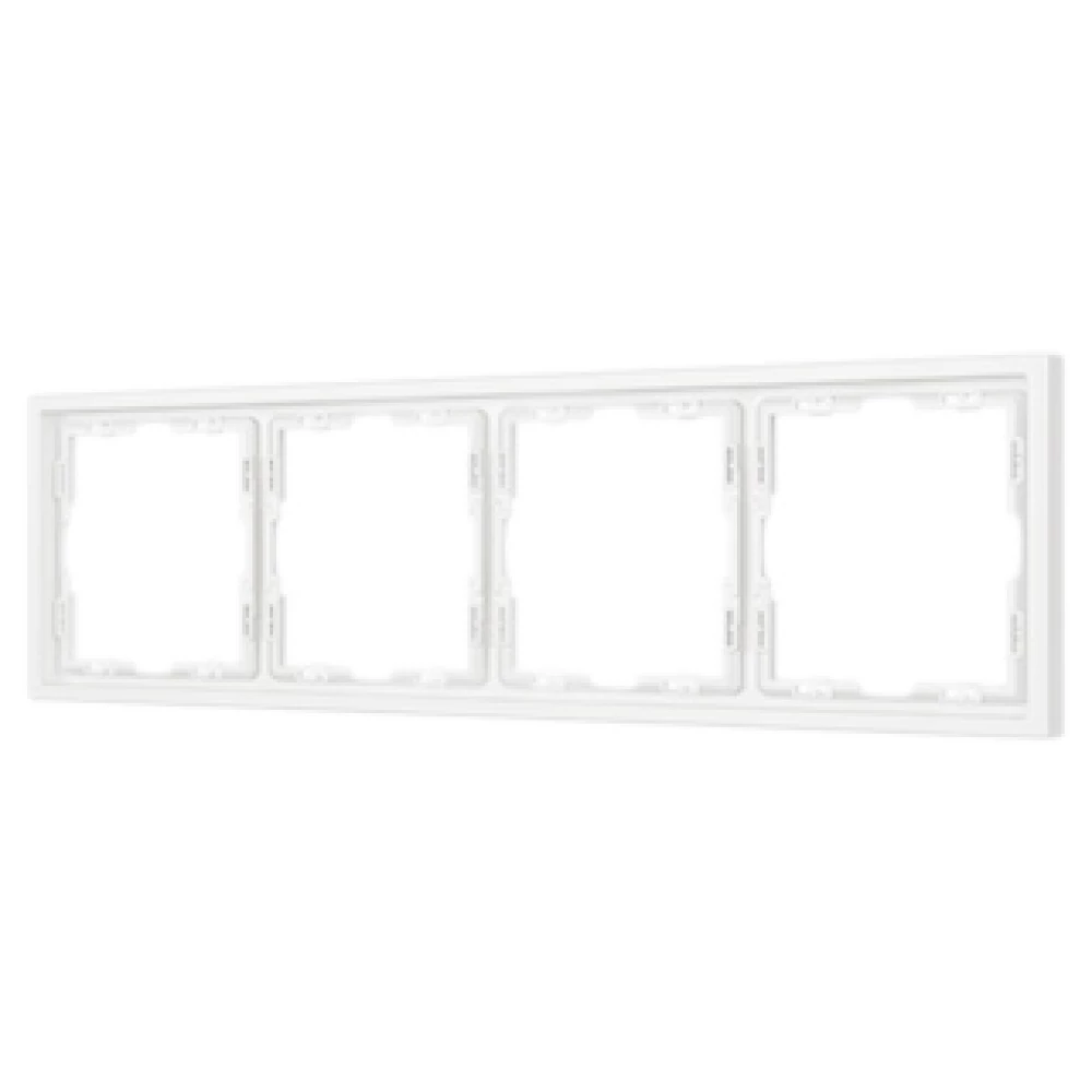Рамка пластиковая FRM-NOBE-SFPL-4-WH (Arlight, Белый кварц) 054223 - Viokon.com