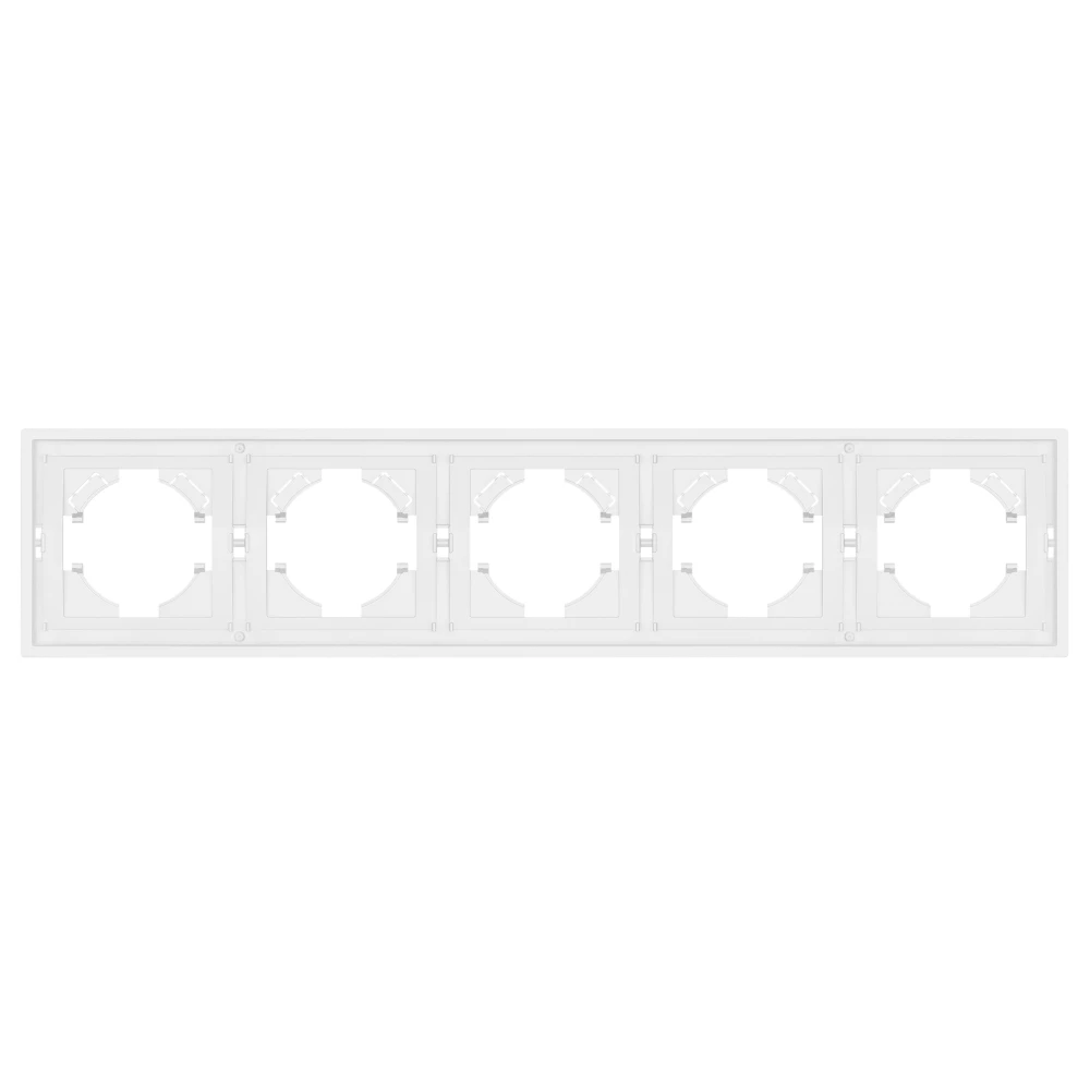 Рамка пластиковая FRM-TENDO-PL-5-WH (Arlight, Белый) 053851 - Viokon.com