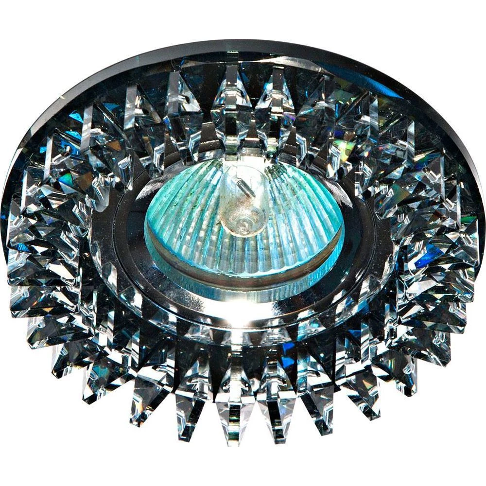 Светильник встраиваемый Feron CD2540 потолочный MR16 G5.3 черный, хром (18927) - Viokon.com