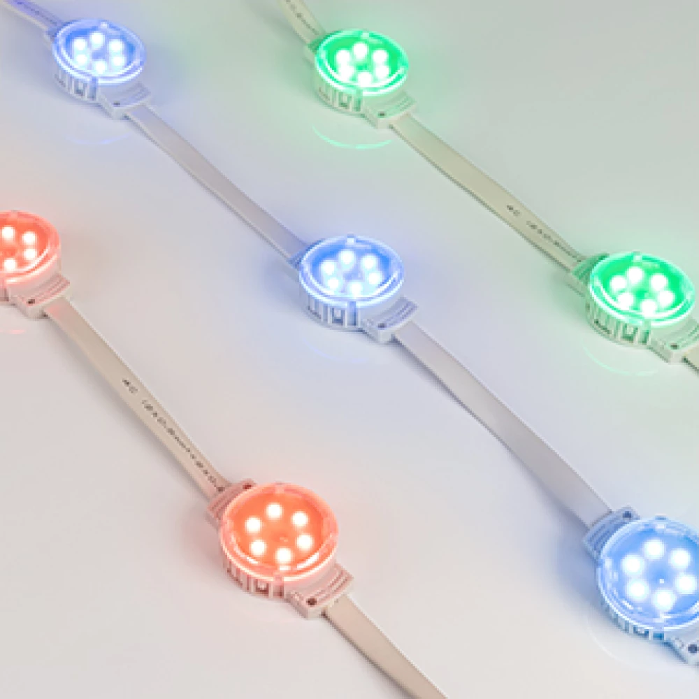 Модуль управляемый SPI-F6-D40 24V RGB-RAM-Auto (1.25W, IP68, 120 deg) (Arlight, Пластик, 3 года) 036828 - Viokon.com