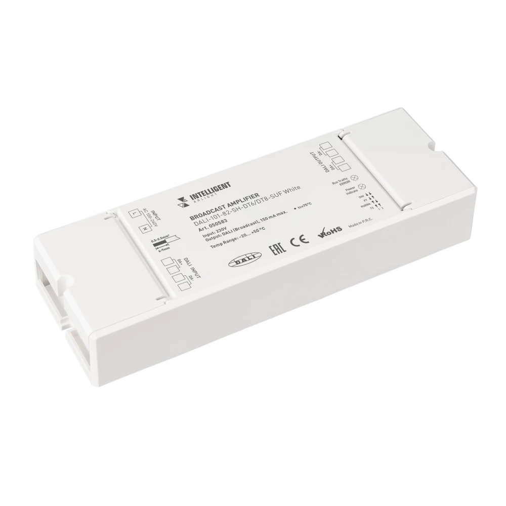 INTELLIGENT ARLIGHT Усилитель DALI-101-82-SH-DT6/DT8-SUF White (230V) (IARL, -) 050583 - Viokon.com