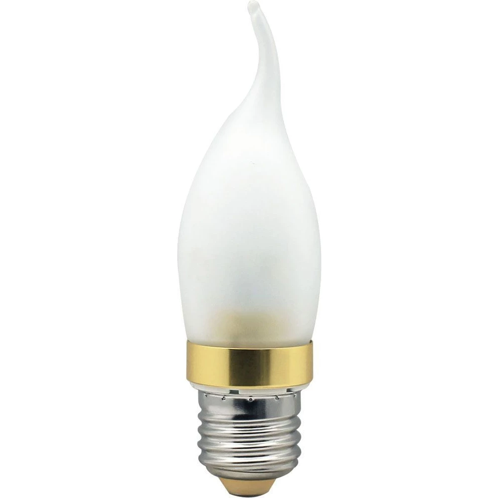 Лампа светодиодная, 6LED(3.5W) 230V E27 2700K матовая золото, LB-71 (25317) - Viokon.com