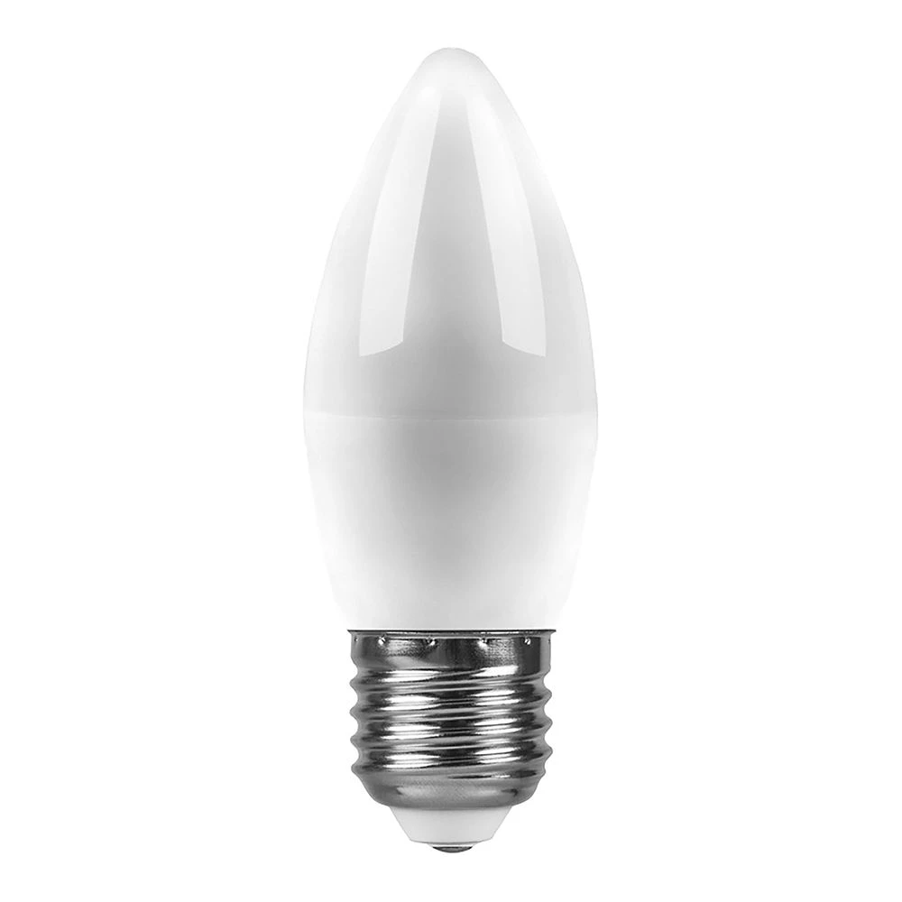 Лампа светодиодная Feron LB-72 Свеча E27 5W 2700K (25764) - Viokon.com