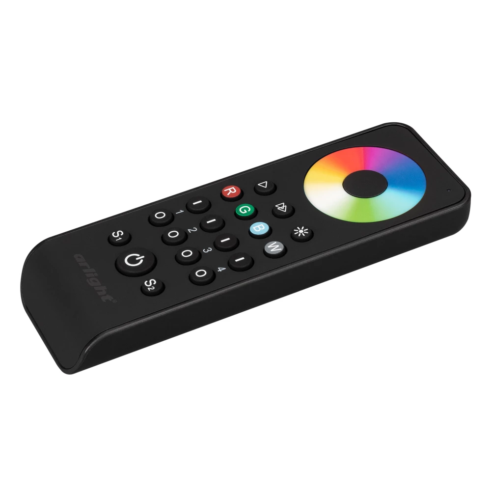 Пульт SMART-R43-RGBW Black (4 зоны, 2.4G) (Arlight, IP20 Пластик, 5 лет) 031939 - Viokon.com