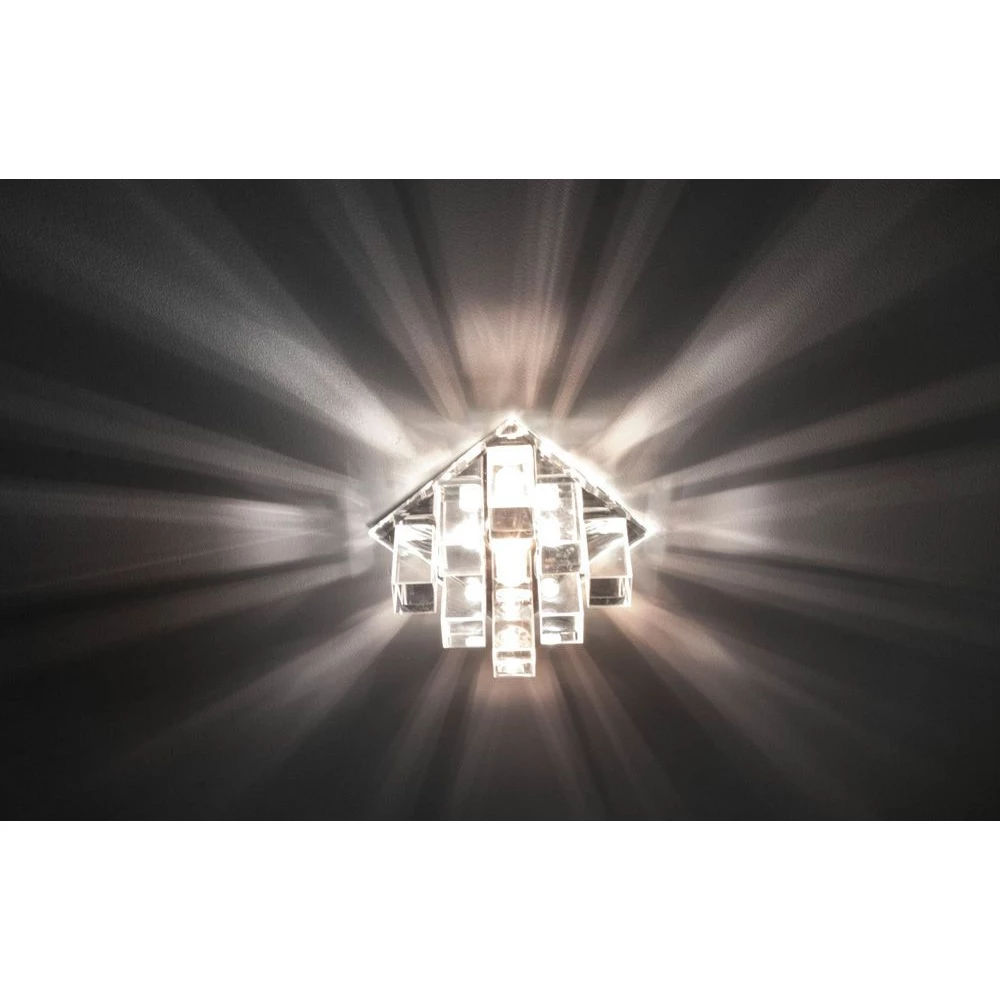 Светильник встраиваемый с белой LED подсветкой Feron JD120  потолочный JCD9 G9 прозрачный (27845) - Viokon.com