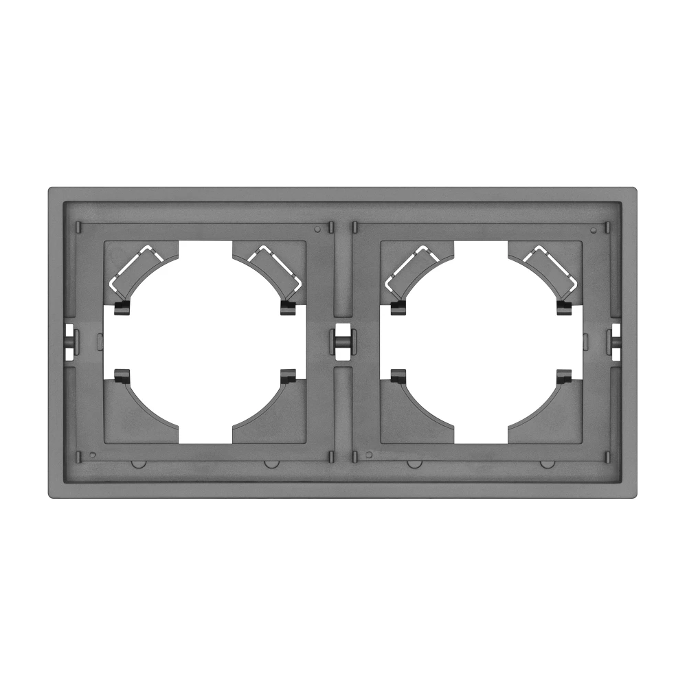 Рамка пластиковая FRM-TENDO-PL-2-GR (Arlight, Графитовый) 053841 - Viokon.com
