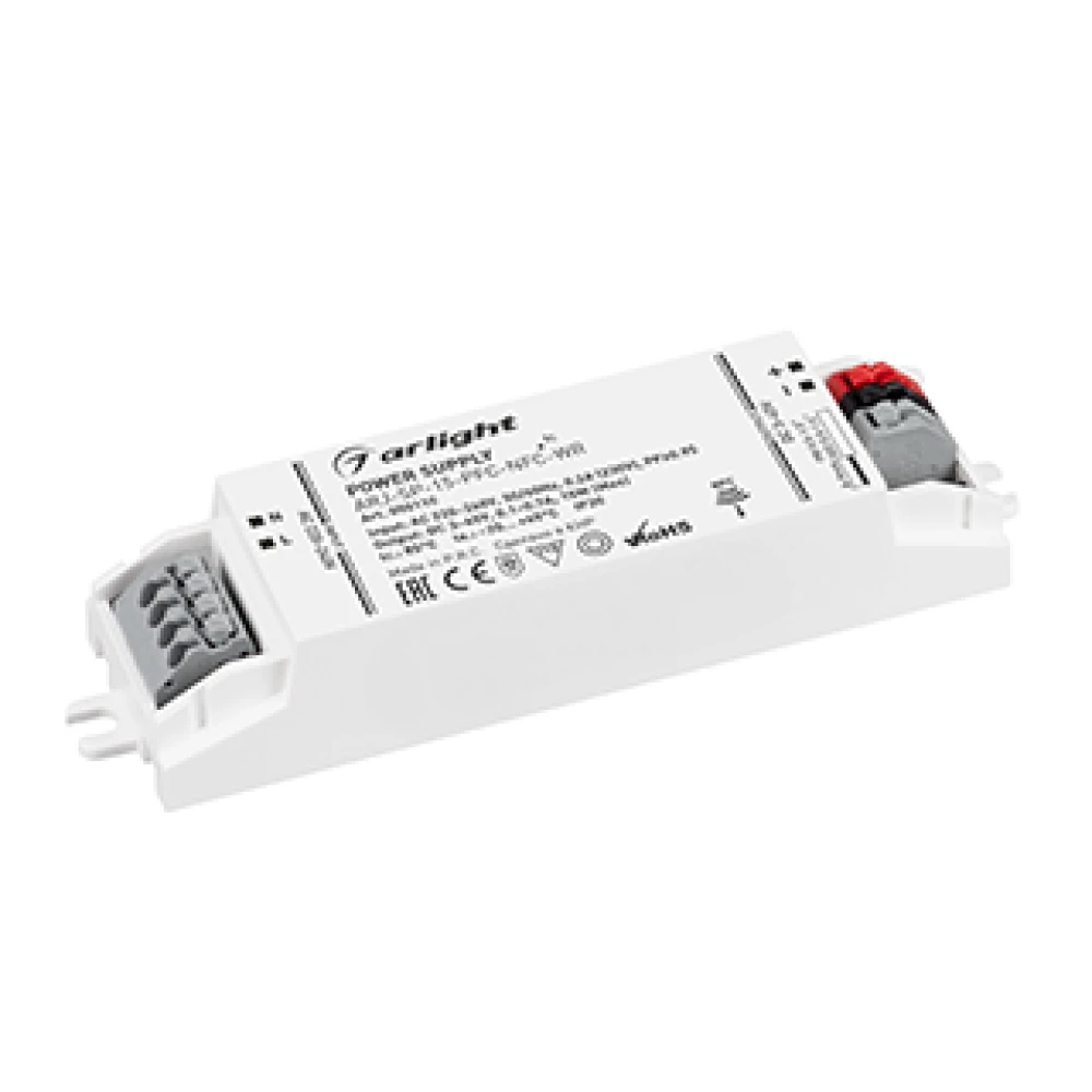 Блок питания ARJ-SP-15-PFC-NFC-WR (15W, 3-45V, 0.1-0.7A) (Arlight, IP20 Пластик, 5 лет) 050110 - Viokon.com
