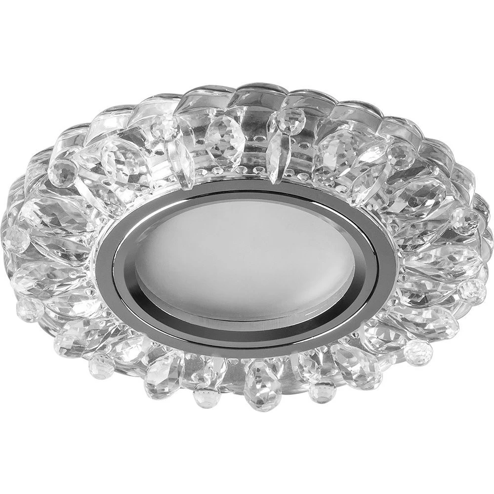 Светильник встраиваемый с белой LED подсветкой Feron CD916 потолочный MR16 G5.3 прозрачный (28988) - Viokon.com
